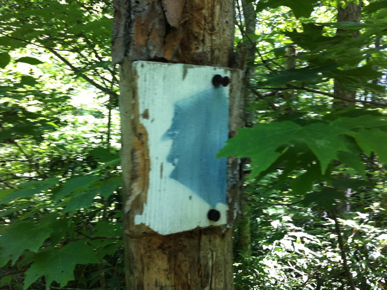 Old signage for the John Muir Trail, Big South Fork - 19